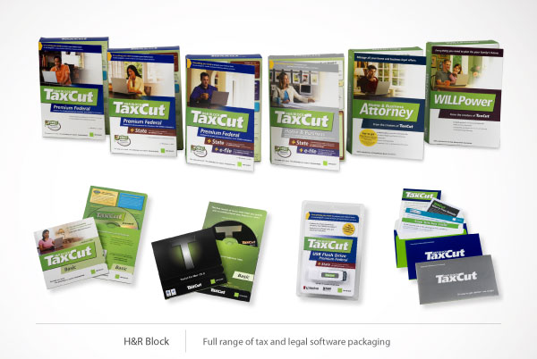 Tax and Legal software packaging