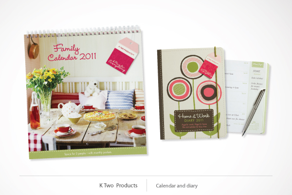 K TWO calendar and diary