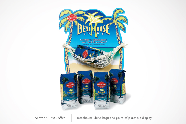 Seattle's Best Coffee Beachouse Blend Display